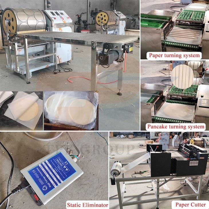 Paper Feeding Spring Roll Wrapper Machine