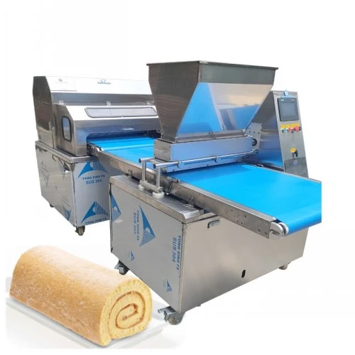 Llinell Cynhyrchu Cacen Sbwng Roll Cacen Swistir